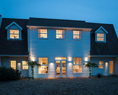 big white beach house in sussex